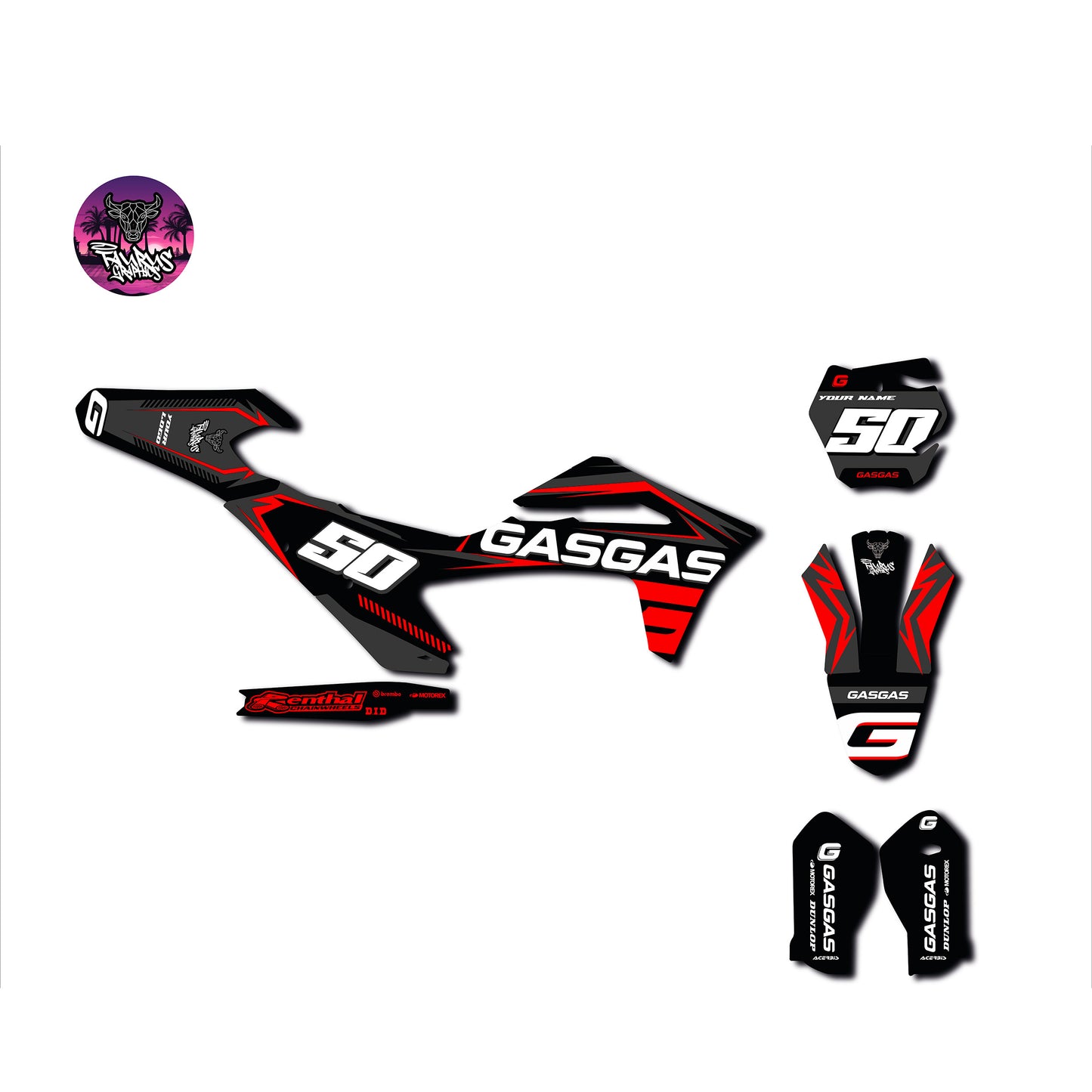 FIREGREY KIT ❤️🔥 - TUTTI I MODELLI GAS GAS